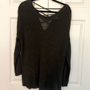 Heartloom gray sweater